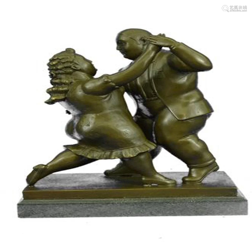 Dancing Couple Bronze Sculpture