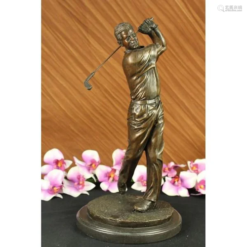 Golfer Trophy Bronze Statue