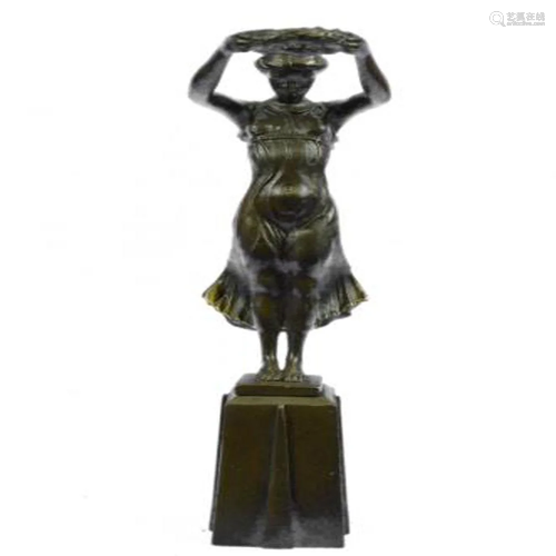 Girl Bronze Sculpture