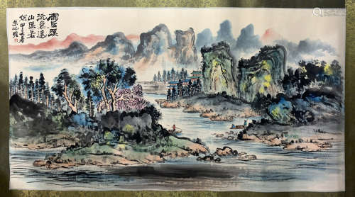 chinese zhu jizhan's painting