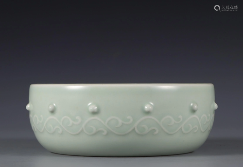 A Celadon Glazed Washer