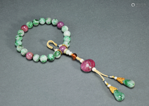 A Jadeite Prayer Beads