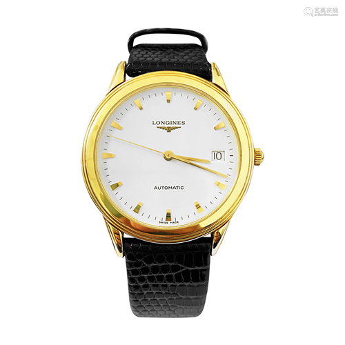 Longines Flagship Mens Automatic Watch 18K Gold. L46956