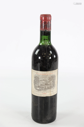 1 Bottle Bordeaux Pauillac Chateau Lafite Rothschild