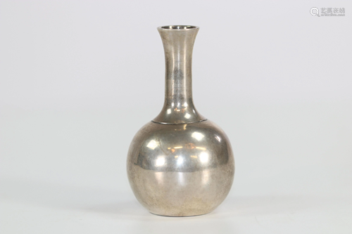 Soliflore in silver stamped at the base, 19th century