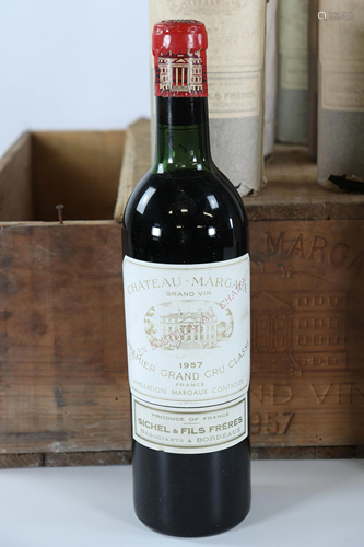 12 bottles of chateau MARGAUX 1er grand cru Classe -