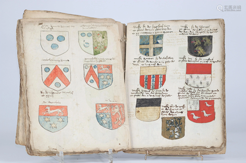 Rare collection of coats of arms of the Kings of the