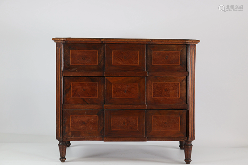 Louis XVI style master's cabinet in veneer, Germany,