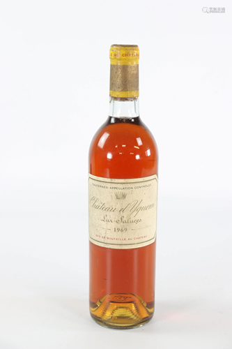 1 bottle Chateau d'Yquem - Lur Saluces - 1969