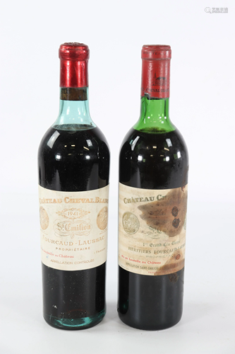 2 bottles of Chateau Cheval Blanc (Fourcaud Laussac) St