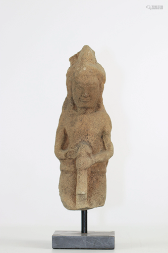 Khmer fragment - temple guard - 15th-16th century -