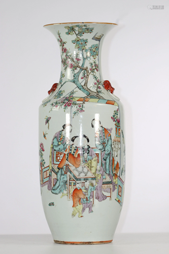 Large porcelain vase, China, circa 1900