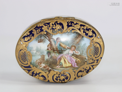 Sevres porcelain box