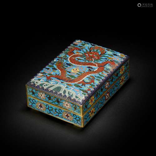 Cloisonne Container from Qing