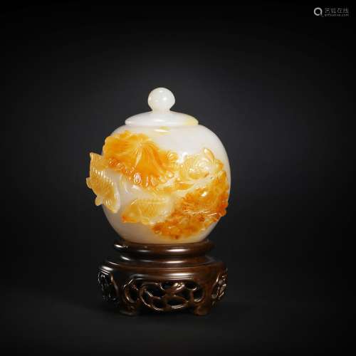 Agate Pot from Qing