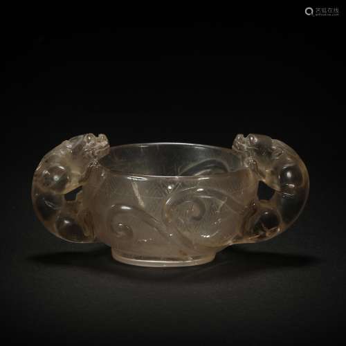 Crystal Two Ears Cup in Beast form from Qing