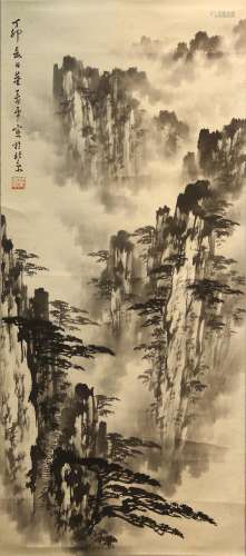 Ink Painting of Landscape from DongShouPing