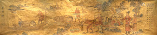 Silk Painting of Human story from Liao