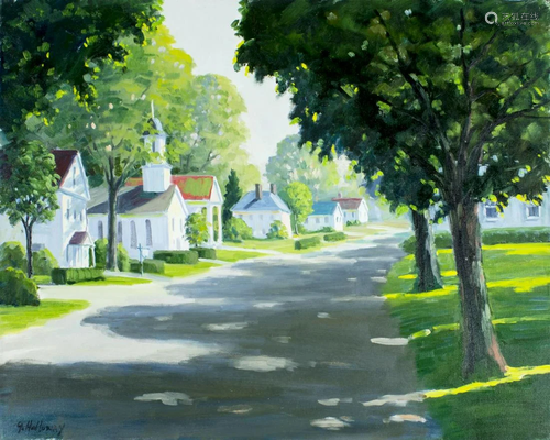 George Holloway (NJ,20C) oil painting