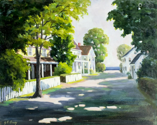 George Holloway (NJ,20C) oil painting