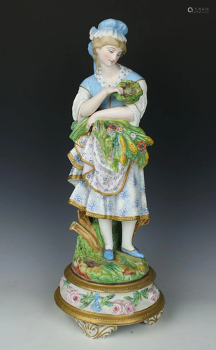 19C French porcelain figurine 