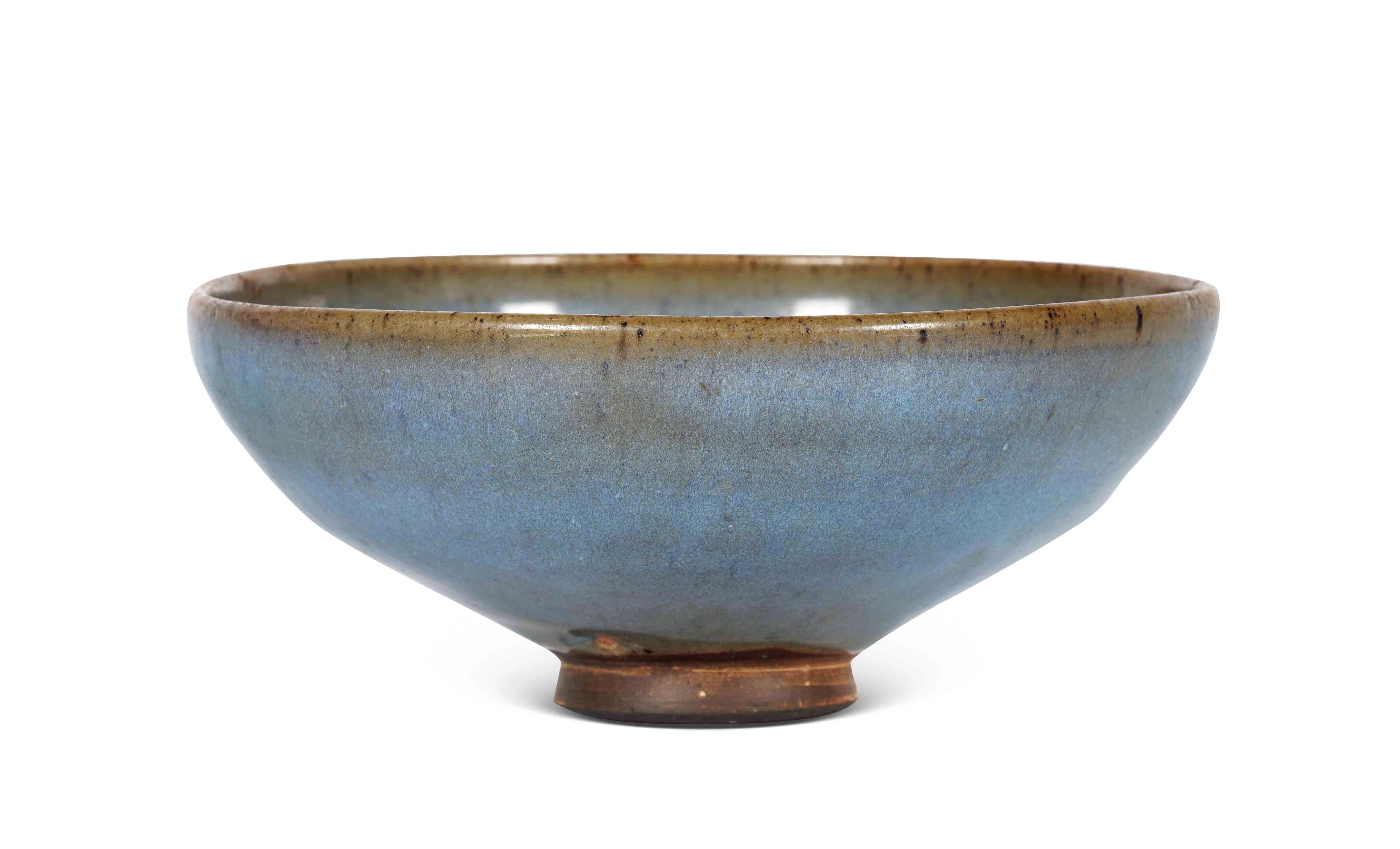 元钧窑天蓝釉紫斑碗-【Deal Price Picture】