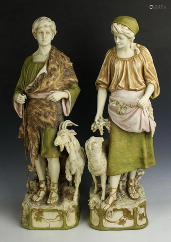 Royal Dux figurines 