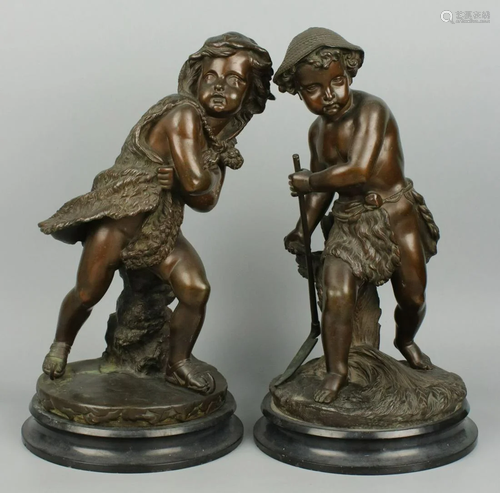 Eugene Laurent (french,1832-1898) bronzes 