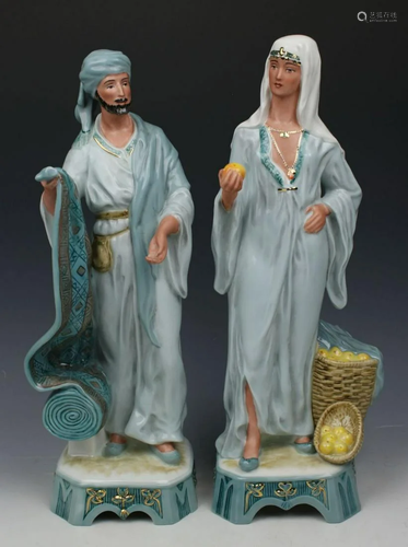 Royal Dux 2 figurines 