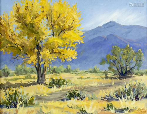 Janet Dixon (MT,UT,20C) oil painting