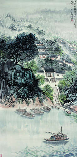 宋文治   山水