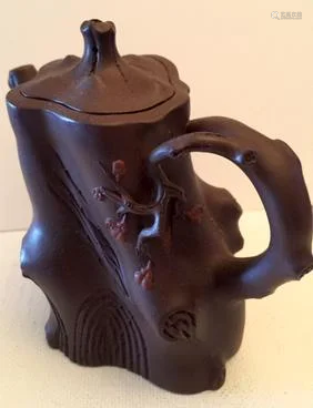 Chinese ZiSha Teapot, Estate Decor
