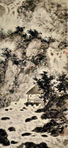 Chinese Paper Scrolled Painting