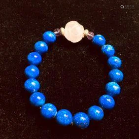 Genuine Lapis Lazuli Bracelet