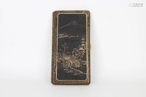 Japanese Inlaid Cigarette Box