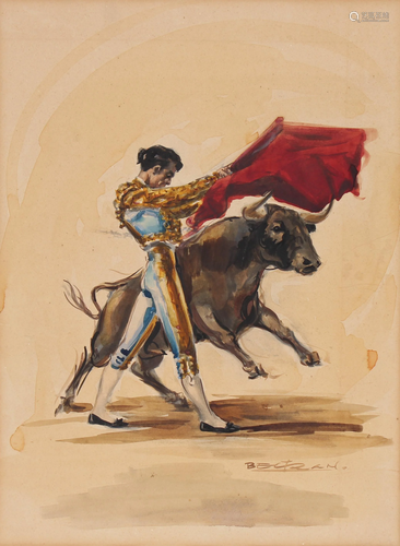 Beltran, Spanish School Painting of a Matador