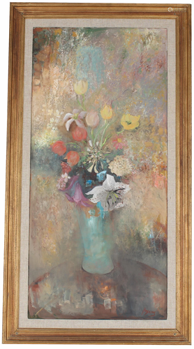 Hoskins, Large 20th C. Still Life Painting