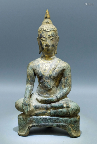 Bronze Buddha - Thailand, ca. 14th - 15th C