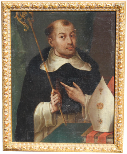 European School, 17th C. Portrait of a Saint