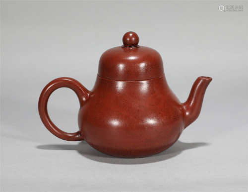 Yixing Glazed Teapot Qing Style