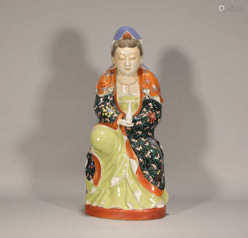 Porcelain Seated Guanyin