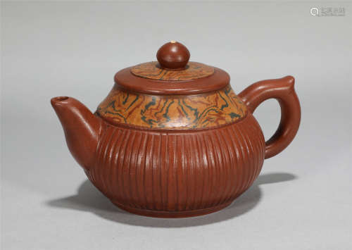 Yixing Glazed Teapot Qing Style