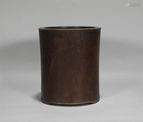 Rosewood Brush-pot Qing Style