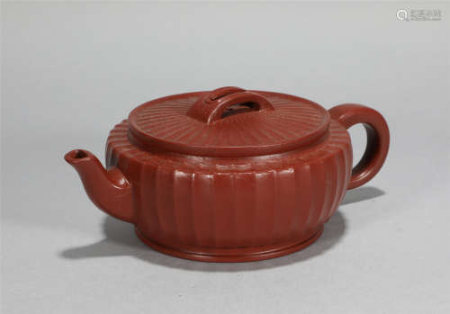 Yixing Glazed Teapot Qing Style
