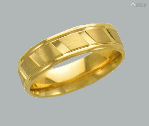 14K Y/ GOLD WEDDING BAND SATIN POLISHED COMFORT 6…