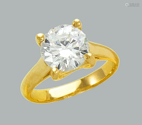 NEW 14K YELLOW GOLD LADIES FANCY CZ SOLITAIRE RING