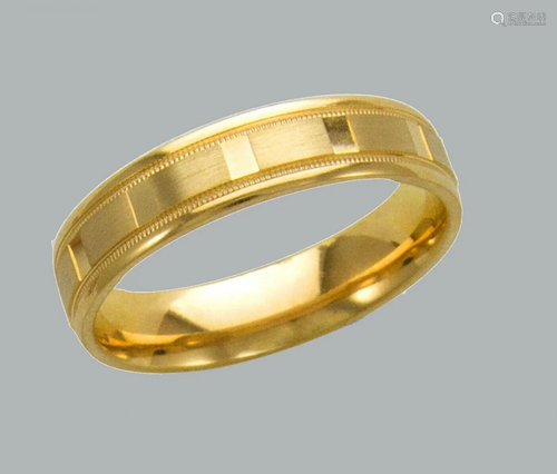 14K Y/ GOLD WEDDING BAND RING COMFORT SATIN 5mm …