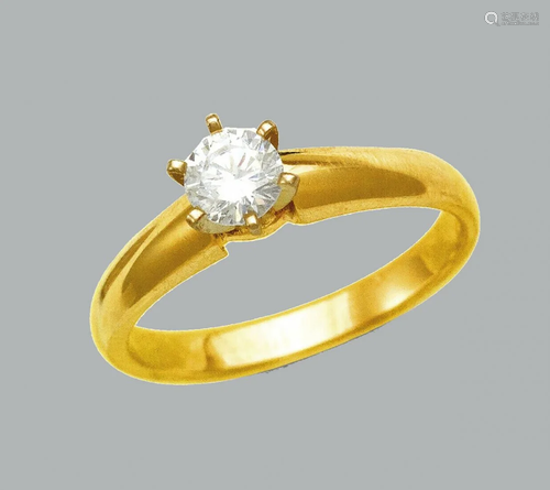 14K YELLOW GOLD CZ SOLITAIRE RING ENGAGEMENT 3mm