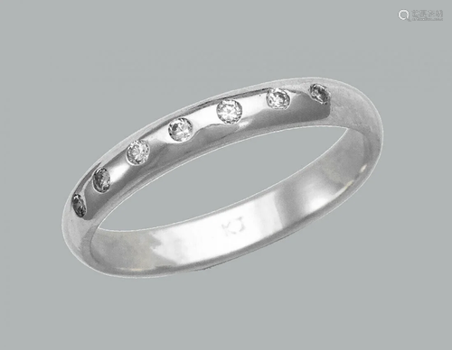 NEW 14K WHITE GOLD LADIES FANCY CZ RING BAND