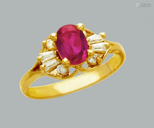 NEW 14K YELLOW GOLD LADIES FANCY CZ RING